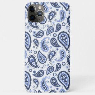 Blaues Paisleymuster Case-Mate iPhone Hülle