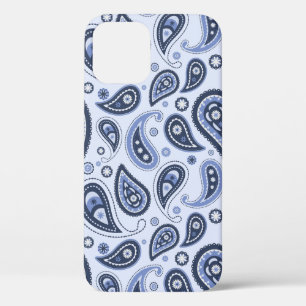 Blaues Paisleymuster Case-Mate iPhone Hülle