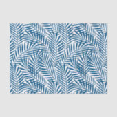 Blaues Palmenblatt Seidenpapier (Vorderseite)