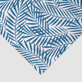 Blaues Palmenblatt Seidenpapier (Ausschnitt)