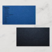 Blaues Papier-Beschaffenheit für Hintergrund Visitenkarte (Vorne/Hinten)