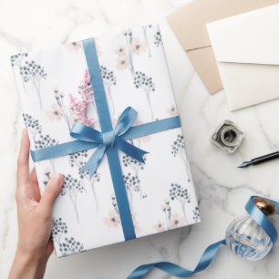 Blaues Papier für das Blindfarbenwrapping Geschenkpapier
