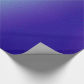 Blaues Papier Geschenkpapier (Ecke)