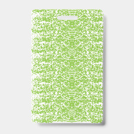 Blaues Papier mit einem sich wiederholenden weißen Ausweis