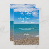 Blaues Paradies im Michigan Save the Date (Vorne/Hinten)