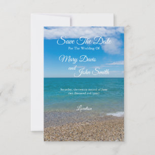 Blaues Paradies im Michigan Save the Date