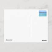 Blaues Paradies Postkarte (Rückseite)