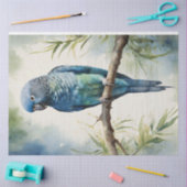 Blaues Parakeet Eukalyptus Decoupage Seidenpapier (Basteln)