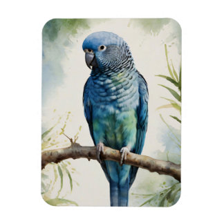 Blaues Parakeet Eukalyptus Tree Flexibel Magnet