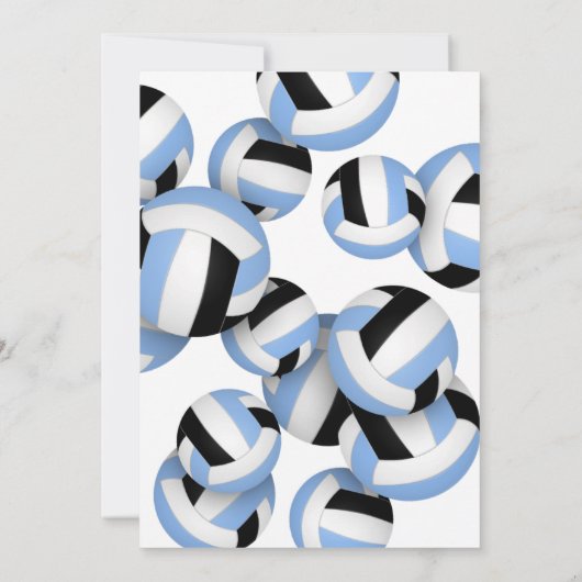 Blaues Party Einladung (Rückseite)