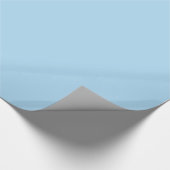 Blaues PastellPackpapier Geschenkpapier (Ecke)
