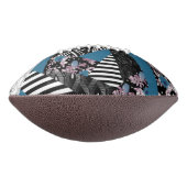 Blaues Patchwork, beliebt, Patchwork, Folk, rustik Football (Gedreht 90)