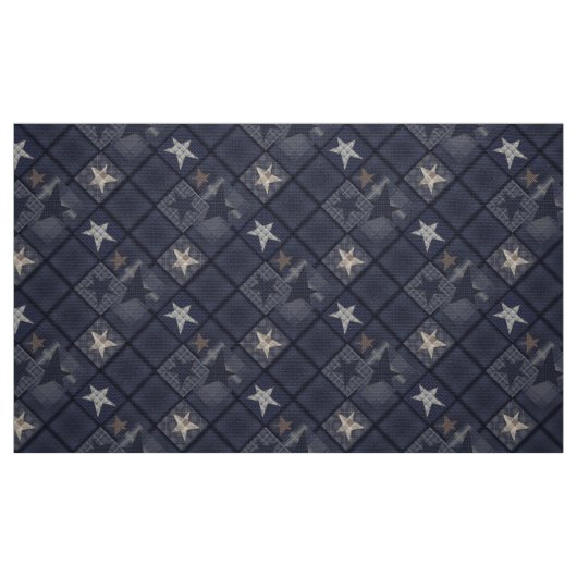 Blaues Patchwork Stoff (Fat Quarter (45,7 x 55,9 cm))