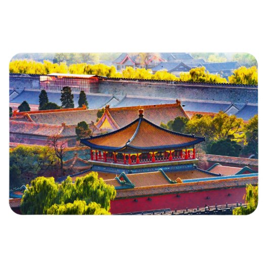 Blaues Pavillon, Verbotene Stadt Magnet (Horizontal)