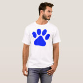 Blaues Pawprint T-Shirt (Vorne ganz)