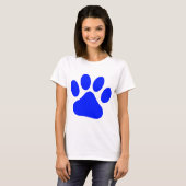Blaues Pawprint T-Shirt (Vorne ganz)