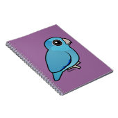 Blaues pazifisches Parrotlet Notizblock (Rechte Seite)