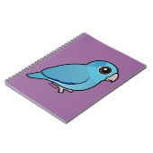 Blaues pazifisches Parrotlet Notizblock (Linke Seite)