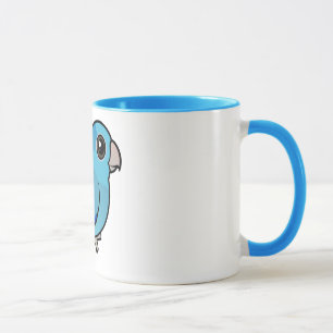 Blaues pazifisches Parrotlet Tasse