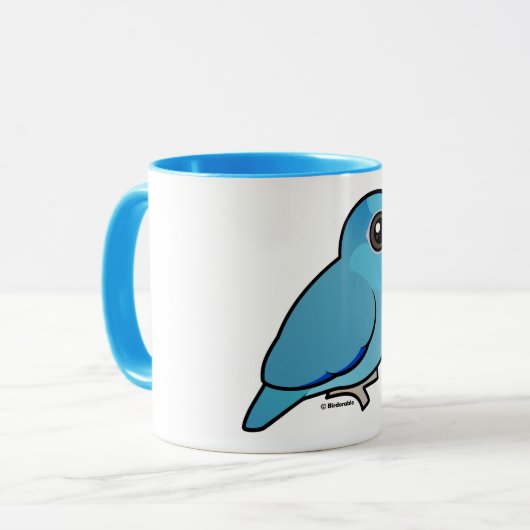 Blaues pazifisches Parrotlet Tasse (Vorderseite Links)