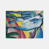 Blaues Pferd I durch Franz Marc Fleecedecke (Vorderseite (Horizontal))