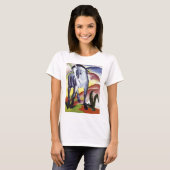 Blaues Pferd I durch Franz Marc T-Shirt (Vorne ganz)