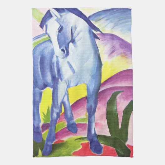Blaues Pferd I von Franz Marc Kitchen Towel Küchentuch (Vertikal)
