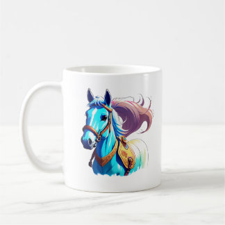 Blaues Pferd Kaffeetasse