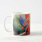 Blaues Pferd mit Regenbogen von Franz Marc Kaffeetasse (Links)