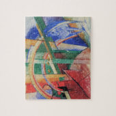 Blaues Pferd mit Regenbogen von Franz Marc Puzzle (Vertikal)