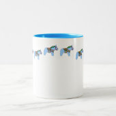 Blaues Pferd Tasse (Mittel)