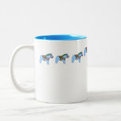 Blaues Pferd Tasse (Links)