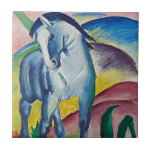 Blaues Pferd von Franz Marc, Vintage Fine Art Fliese