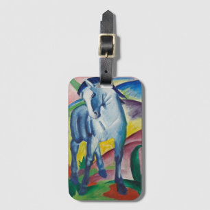 Blaues Pferd von Franz Marc, Vintage Fine Art Gepäckanhänger