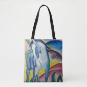 Blaues Pferd von Franz Marc, Vintage Kunst Tasche (Vorderseite)