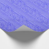 Blaues Pferderennenthoroughbred-Pastellrennpferd Geschenkpapier (Ecke)