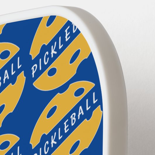 Blaues Pickleball-Muster Pickleball Schläger (Linke Seite)