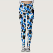 Blaues Pickleballs - Leggings (Vorderseite)
