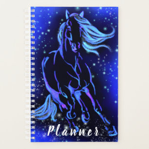Blaues Planerpferd in der Starry Night Planer