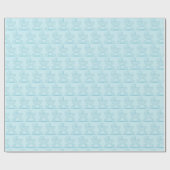 Blaues Planierpapier Geschenkpapier (Flach)