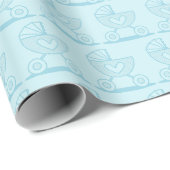 Blaues Planierpapier Geschenkpapier (Rolleneckpunkt)