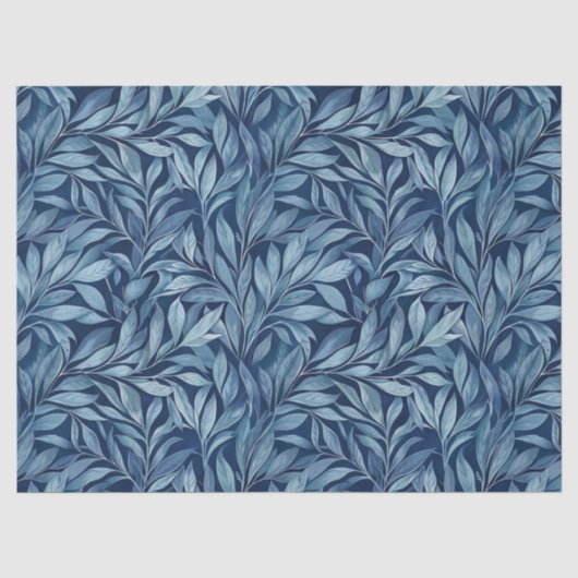 Blaues Plüschpapier Seidenpapier (Vorderseite)