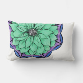 BLAUES POINSETTIA Lubar Kissen