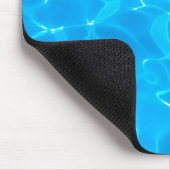 Blaues Pool-Wasser Mousepad (Ecke)