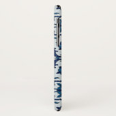 Blaues portugiesisches Azulejos-Muster Case-Mate iPhone Hülle (Hinten/Links)