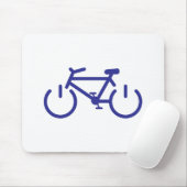 Blaues Power-Fahrrad Mousepad (Mit Mouse)