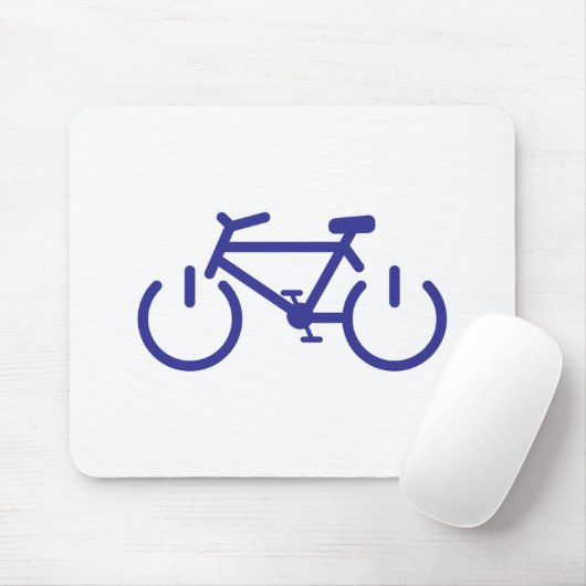 Blaues Power-Fahrrad Mousepad (Mit Mouse)