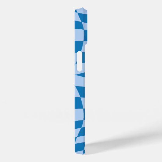 Blaues Prüfmuster Case-Mate iPhone Hülle (Rückseite / Rechts)