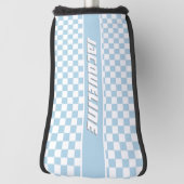 Blaues Prüfmuster Golf Headcover (Rotieren 90)
