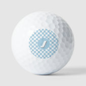 Blaues Prüfmuster Golfball (Vorderseite)